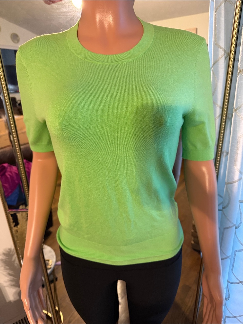 Zara Terez Short Sleeve Crewneck Top - Lime Green